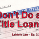 Illustration for article titled Dont Do A Title Loan! - The Podcast